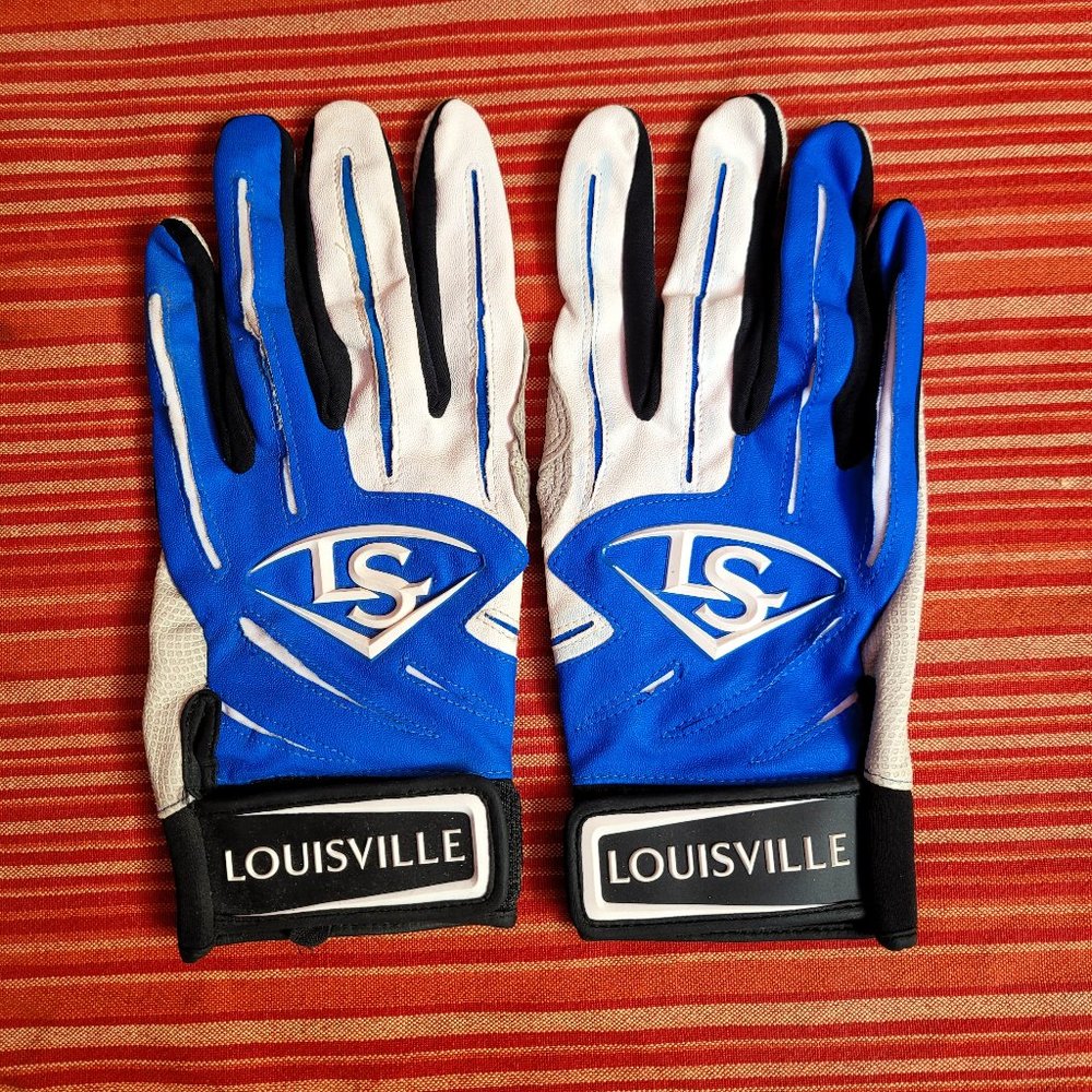 Louisville Slugger Batting Gloves, size L, EUC